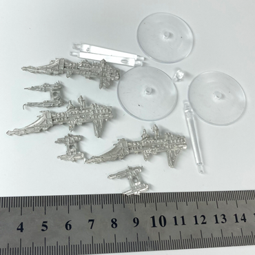 Imperial Firestorm Class Frigates - Battlefleet Gothic Warhammer GW Metal X298