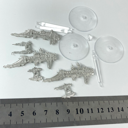 Imperial Firestorm Class Frigates - Battlefleet Gothic Warhammer GW Metal X298