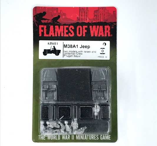 Israel M38A1 Jeep Blister - Unpainted - Flames of War C892