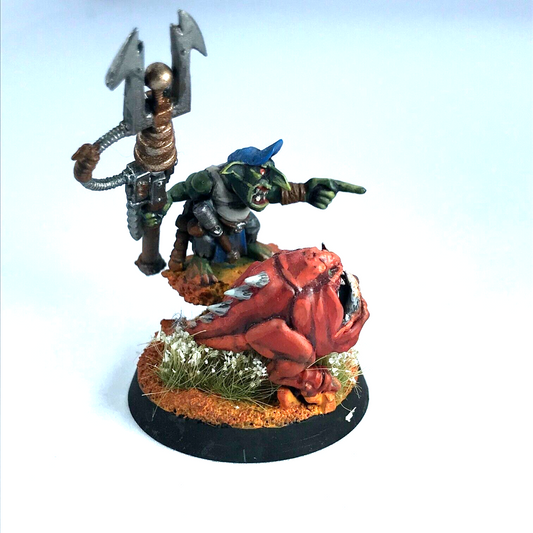 Custom Gretchin Goblin Warboss on Squigg - Space Orks - Warhammer 40K X1944