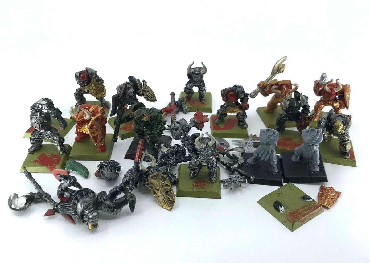 Classic Warriors of Chaos Parts Lot - Warhammer Fantasy Games Workshop C1190