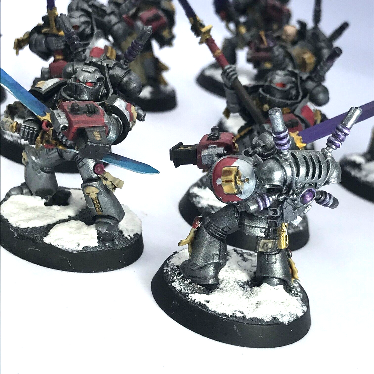 Grey Knights Interceptor Squad Space Marines Warhammer 40K Painted C4737