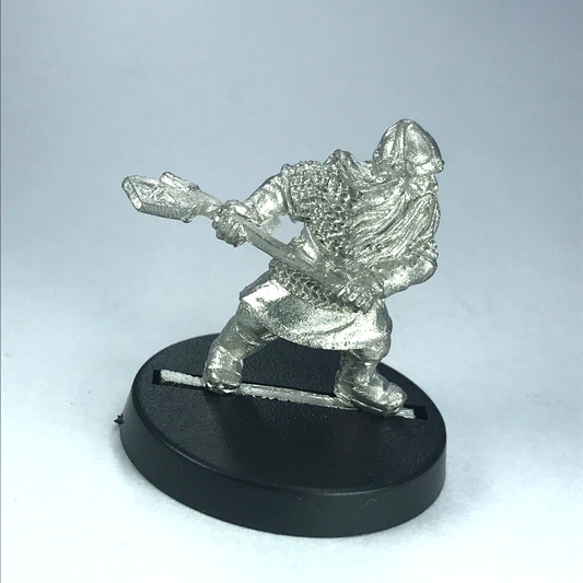 Dwarf Warrior with Axe & Shield OOP LOTR / Warhammer / Lord of the Rings X729