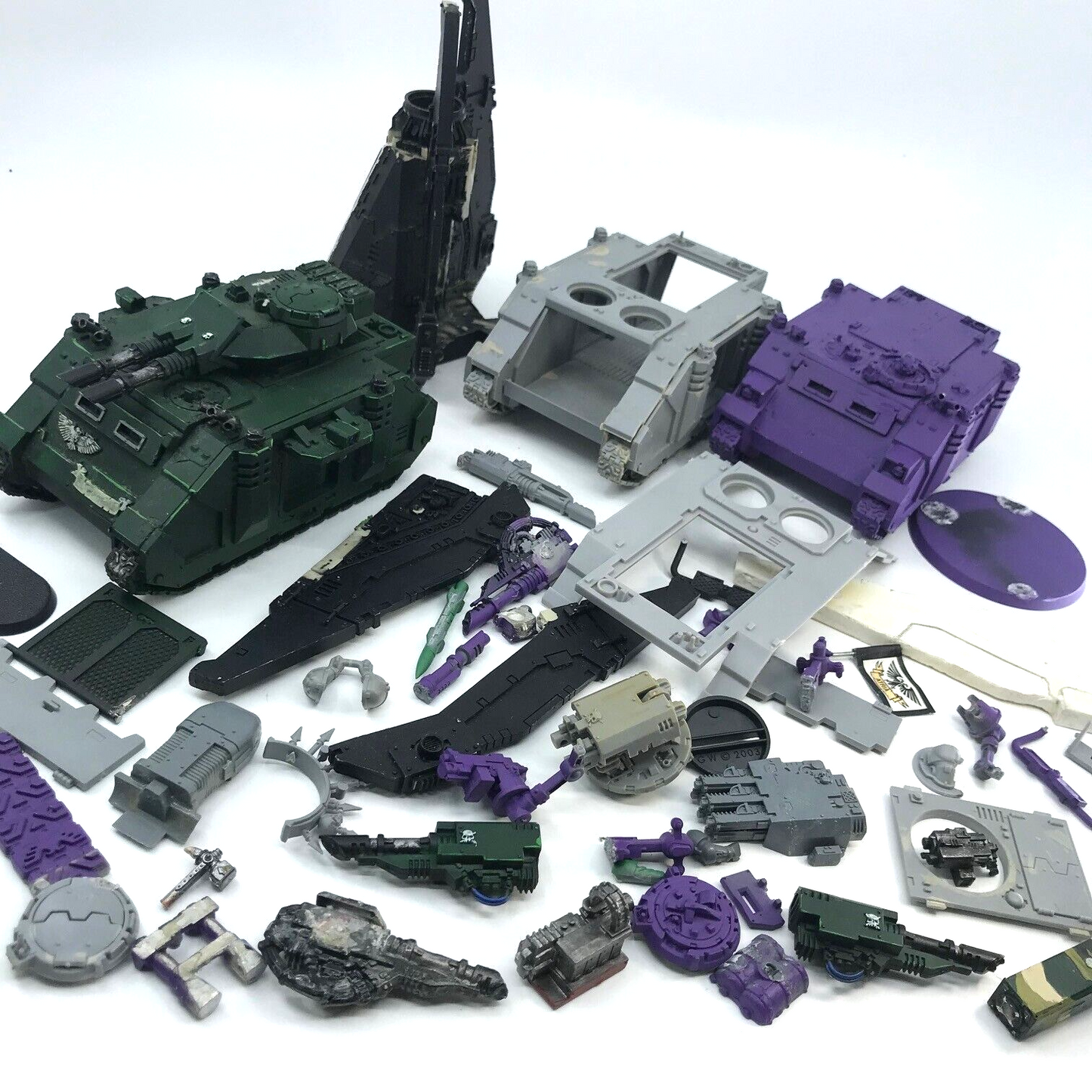 Space Marines Vehicle Tank Lot - Varying Condition - Warhammer 40K BOX196