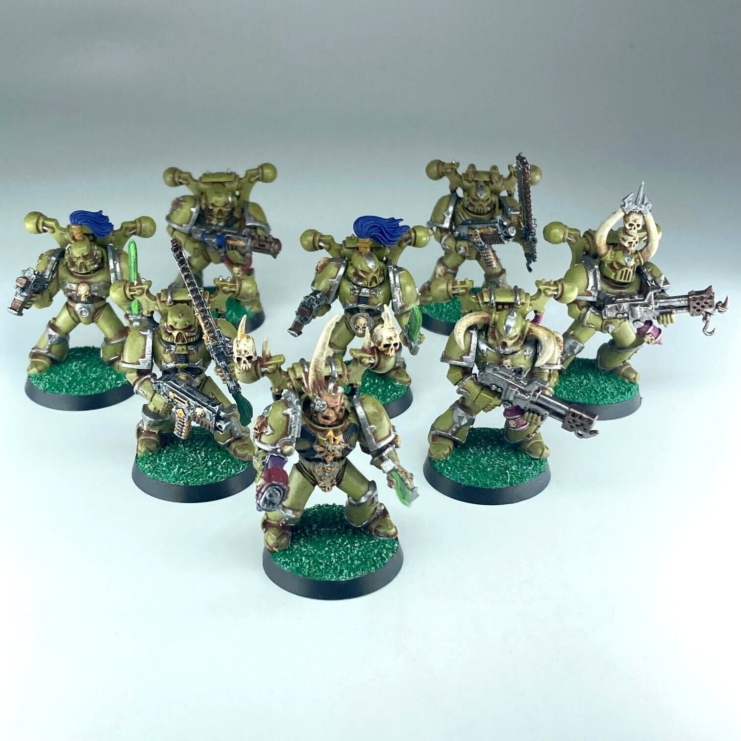 Plague Marines - Death Guard - 3rd Edition - Painted - Warhammer 40K G