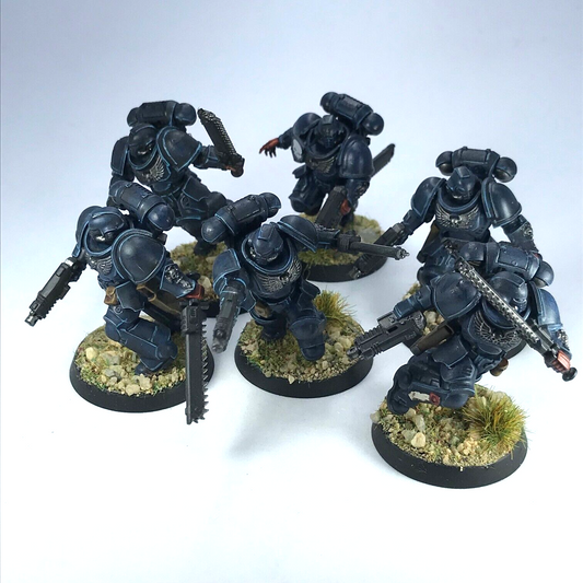 Space Marine Assault Intercessors - Painted - Warhammer 40K C3551