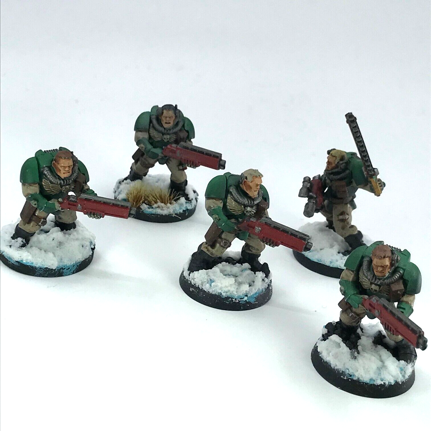 Dark Angels Scout Infantry Squad Space Marines - Warhammer 40K Painted C2945