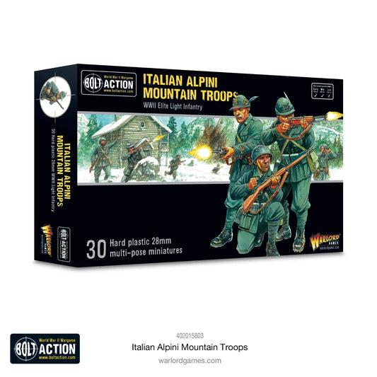 Italian Alpini Mountain Troops - Warlord Games Bolt Action Miniatures