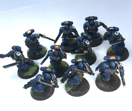 Space Marine Assault Intercessors Squad - Painted - Warhammer 40K C4053