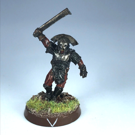 Uruk Hai Captain - LOTR Warhammer Lord of the Rings Painted Metal X11709