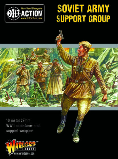 Soviet Army Support Group - Brand New - Warlord Games Bolt Action Miniatures