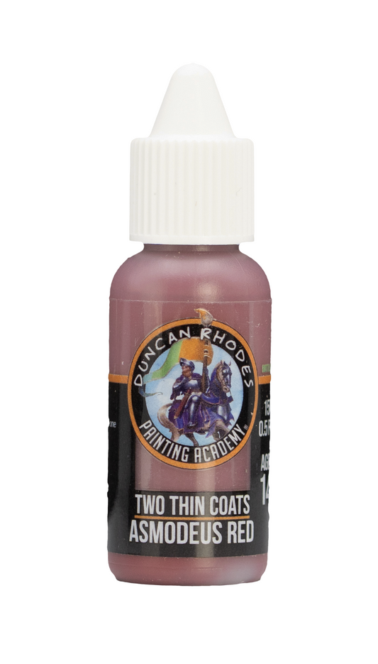 Asmodeus Red Two Thin Coats Paints Duncan Rhodes Painting Academy - 15ml