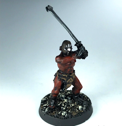 Painted Metal Uruk Hai Beserker - LOTR Warhammer / Lord of the Rings X2292