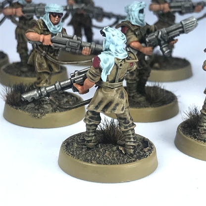 Infantry Squad Ideal for Tallarn Desert Raiders Astra Militarum Painted C2017