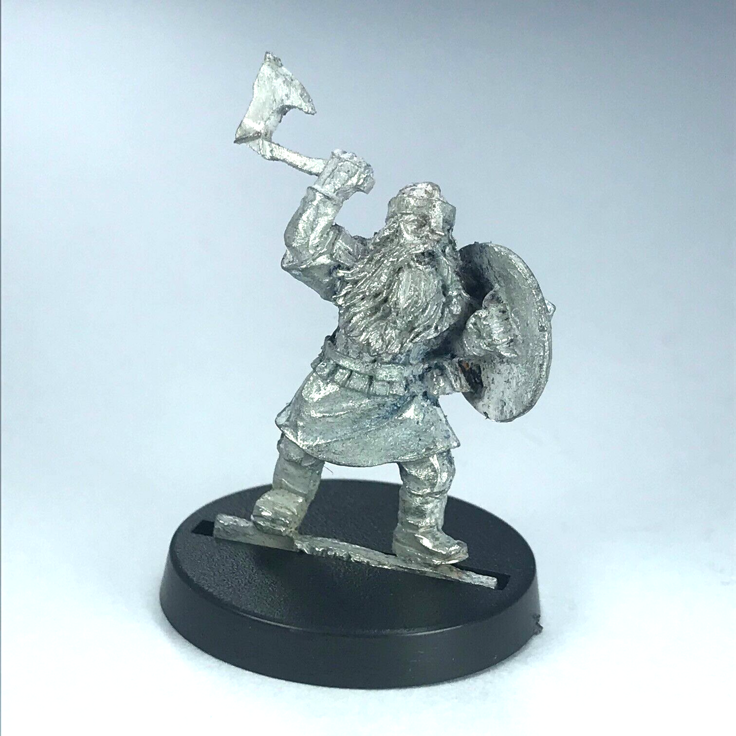 Dwarf Warrior with Axe & Shield OOP LOTR / Warhammer / Lord of the Rings X11961