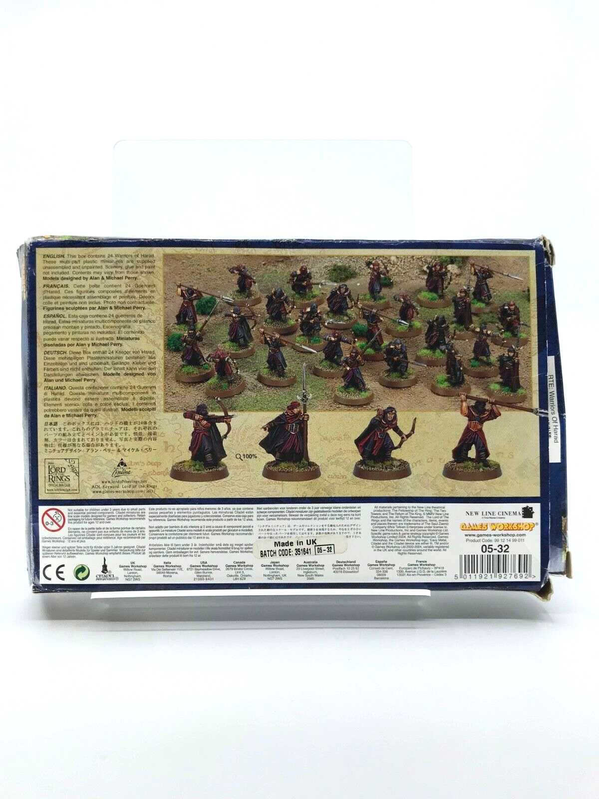 Warriors of Harad LOTR - Warhammer / Lord of the Rings Boxed