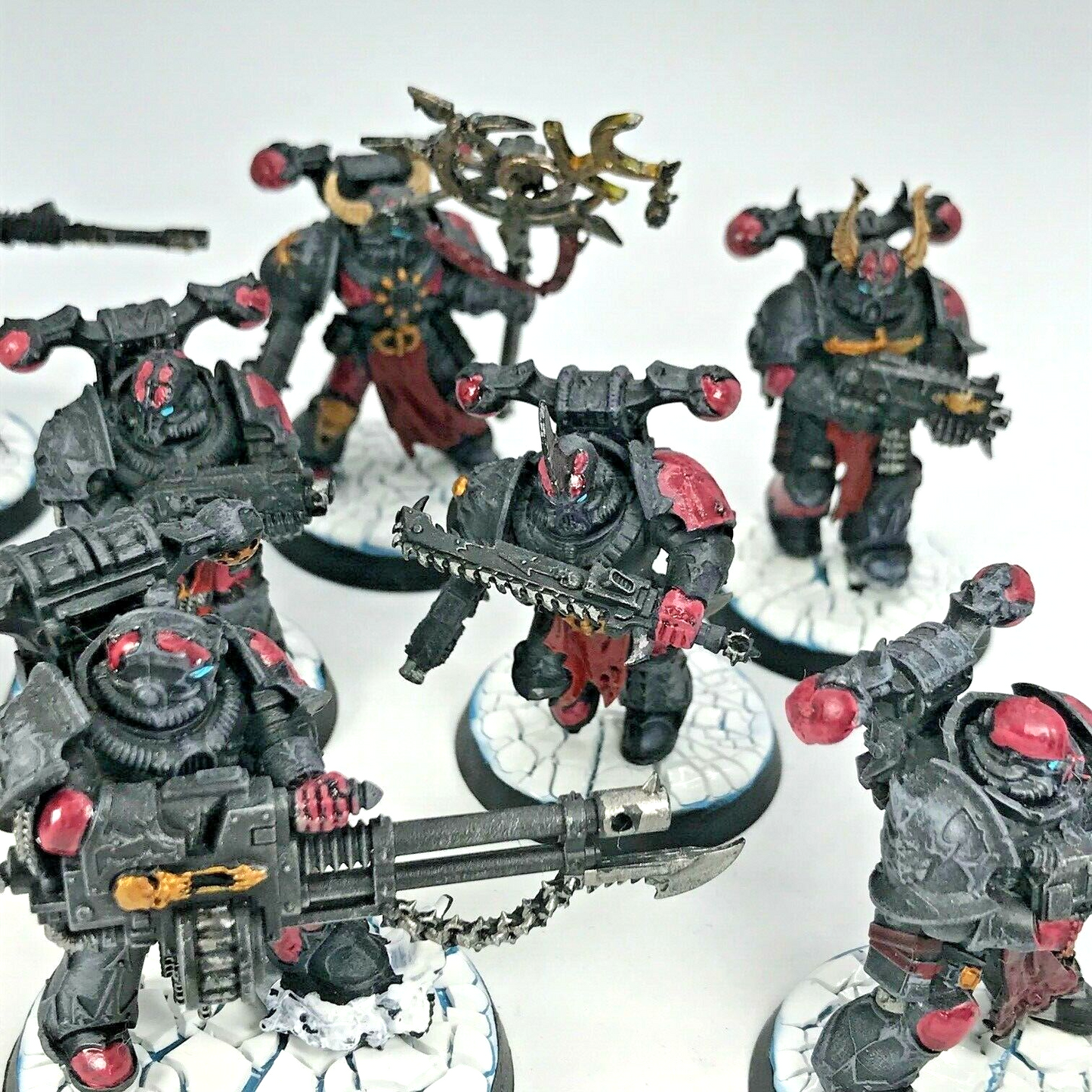 Chaos Space Marines Squad - Painted - Warhammer 40K C2434