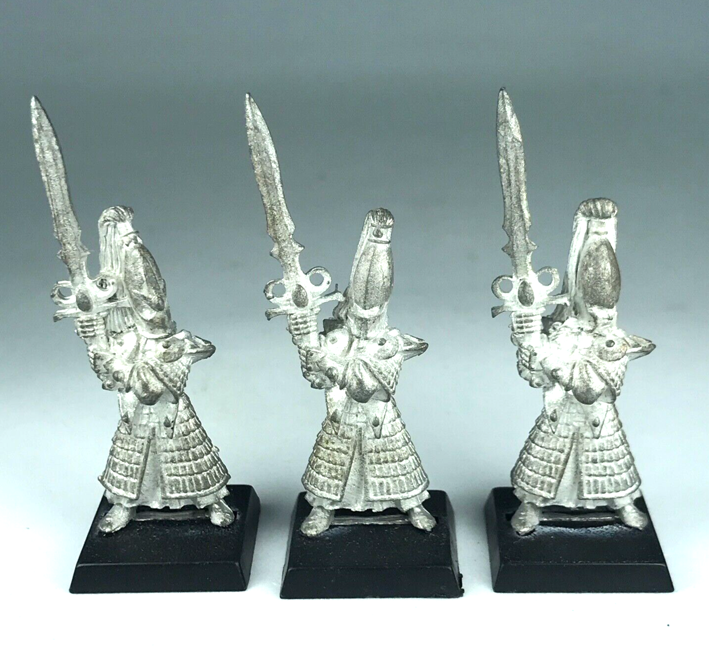 Classic Metal High Elf Elves Swordmaster Hoeth Trio - Warhammer Fantasy X3685