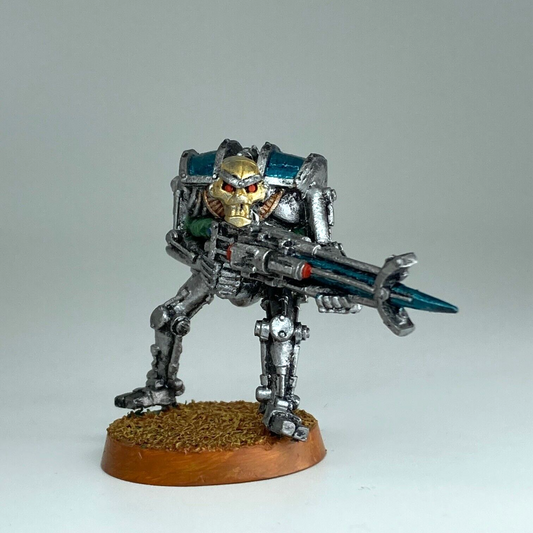 Original Necron Warrior - 1993 - Painted - Warhammer 40K Classic Metal X9014