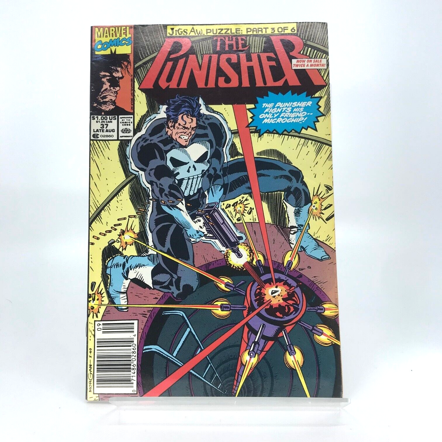 The Punisher Issue 37 Original Vintage Comic - Marvel Comics D36