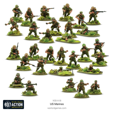 US Marines Pacific Theatre - Warlord Games Bolt Action Miniatures