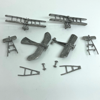 Aircraft Through The Ages - Historical Metal Miniatures - Unbranded X3869