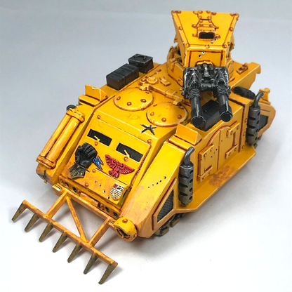 Classic Imperial Fist Space Marine Predator - Painted - Warhammer 40K BOX100