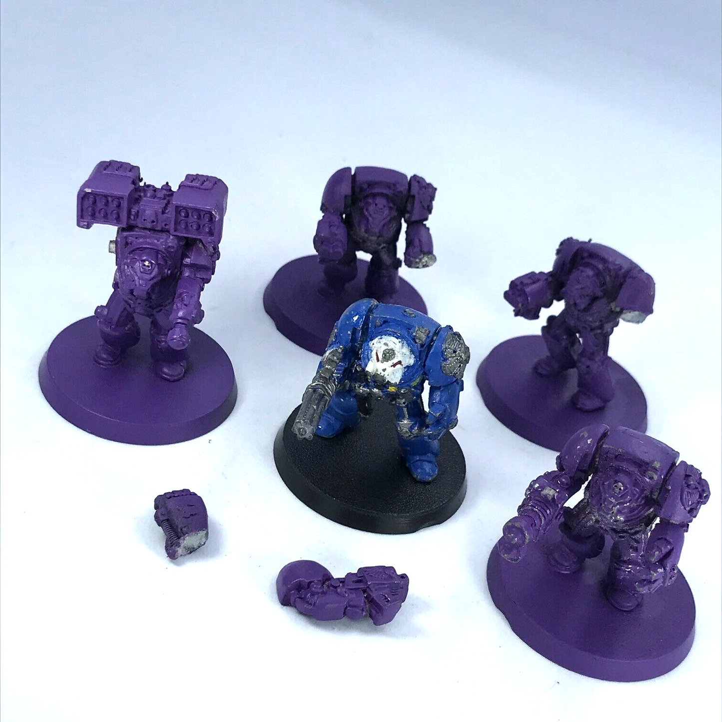 Space Marines Terminator Squad Rogue Trader - Warhammer 40K - Mostly Metal C3785