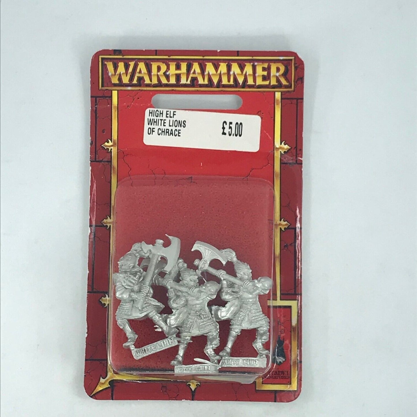 Metal White Lions of Chrace High Elves Elf Blister - Warhammer Fantasy C1507