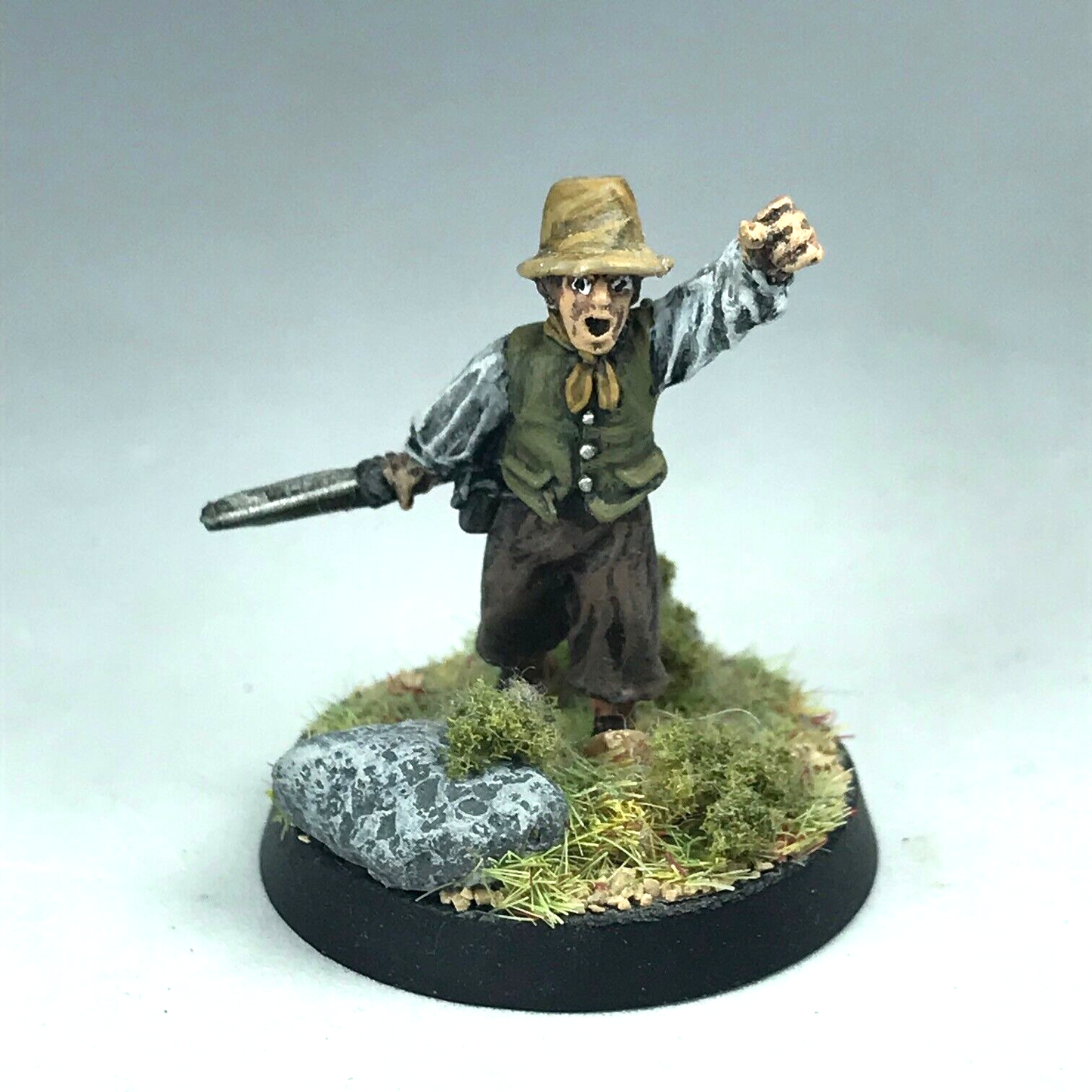 Metal Hobbit Militia Shire - Painted - Warhammer / Lord of the Rings X8781