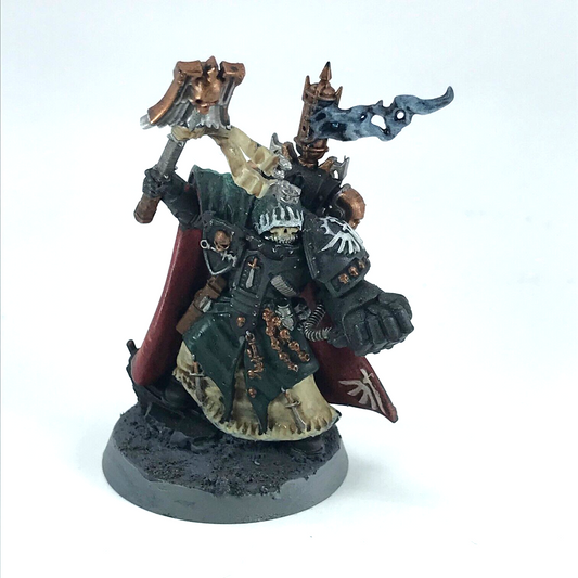 Dark Angels Interrogator-Chaplain Space Marines - Warhammer 40K Painted C2516