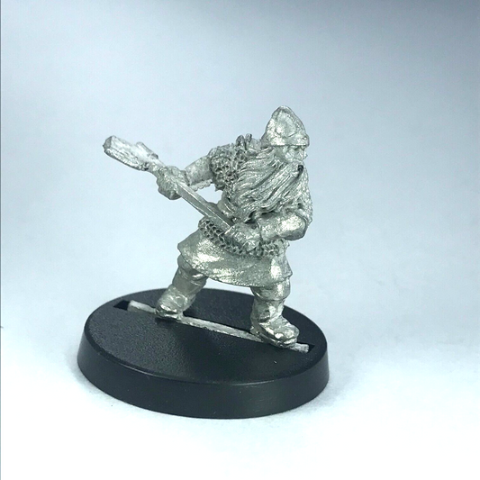 Dwarf Warrior with Axe & Shield OOP LOTR / Warhammer / Lord of the Rings X3119