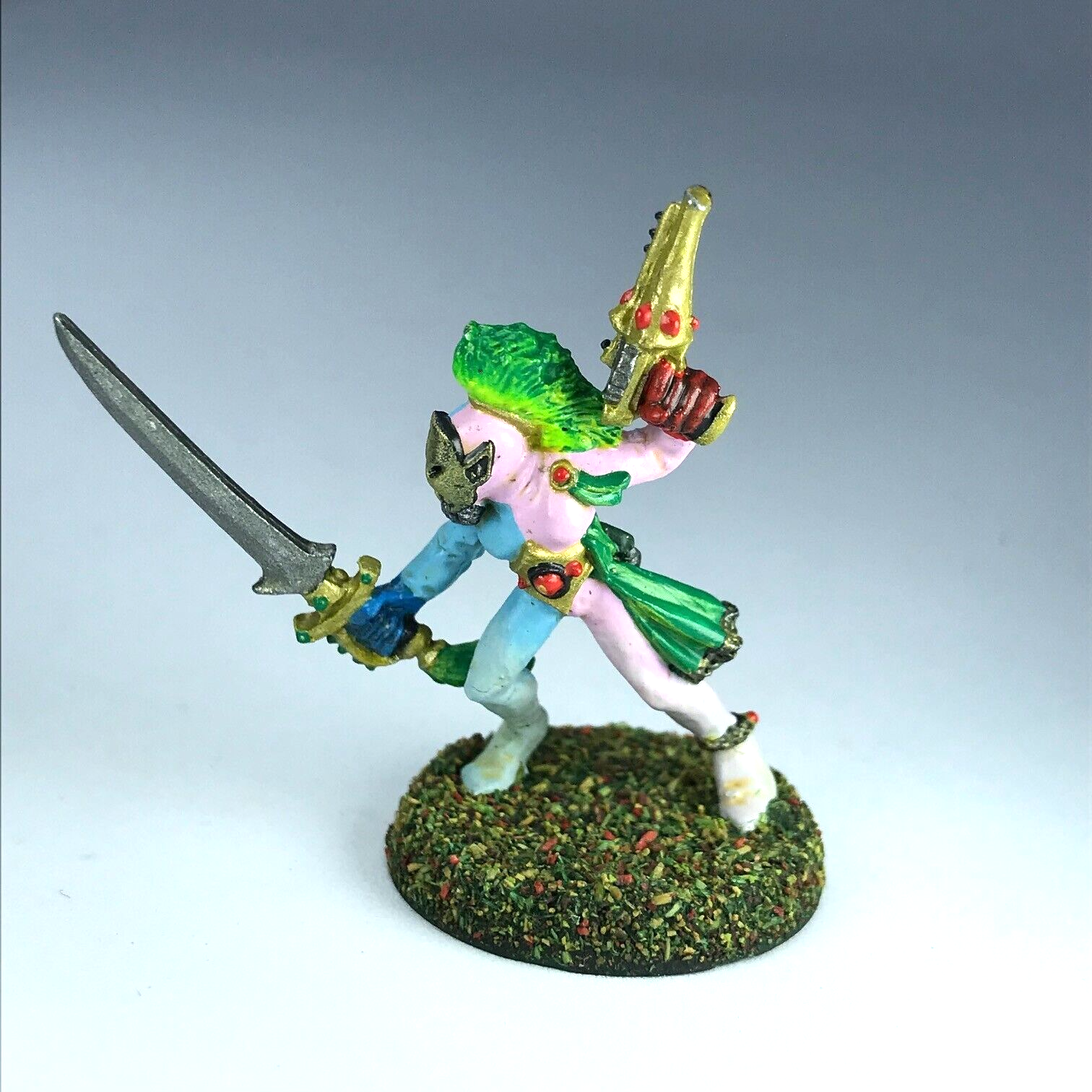 Classic metal eldar harlequin troupe aeldari - painted - warhammer 40k x11797
