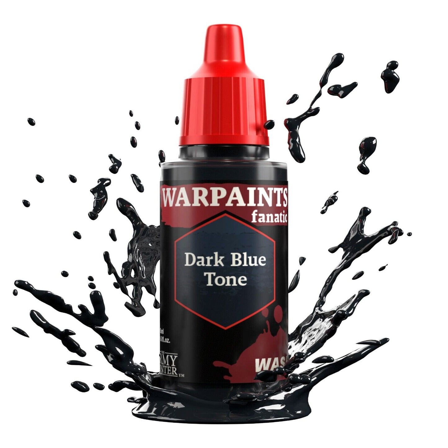 Dark Blue Tone Paint - Warpaints Fanatic Wash 18ml - The Army Painter