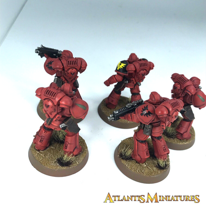 Painted Blood Angel Intercessor Squad Space Marine - Warhammer 40K C1520