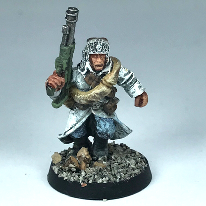 Metal Valhallan Ice Warrior Rifleman Imperial Guard - Warhammer 40K X10017