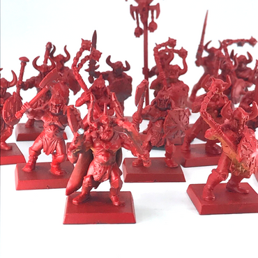 Chaos Marauder Warriors Regiment - Varying Condition - Warhammer Fantasy C2318