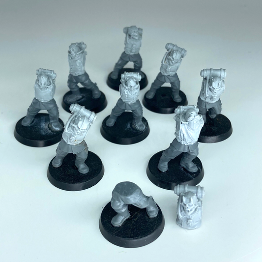 Traitor Guardsmen Bodies - Chaos Renegade Militia - Warhammer 40K C6657