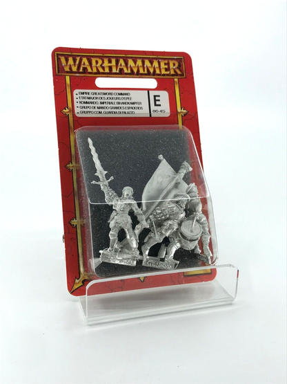 The Empire Greatsword Command Freepeople Sigmar Blister Warhammer Fantasy C2637