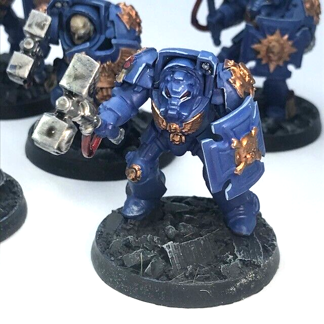 Space Marine Terminator Squad Ultramarines - Painted - Warhammer 40K C4054