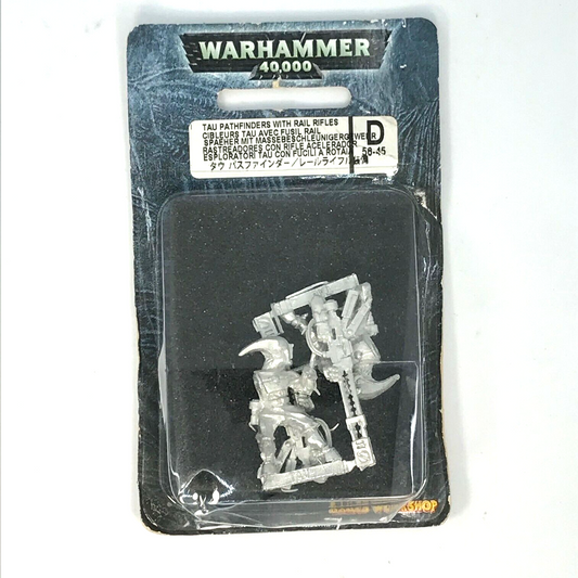 Classic Metal Tau Pathfinders with Rail Guns Blister - Warhammer 40K C1957