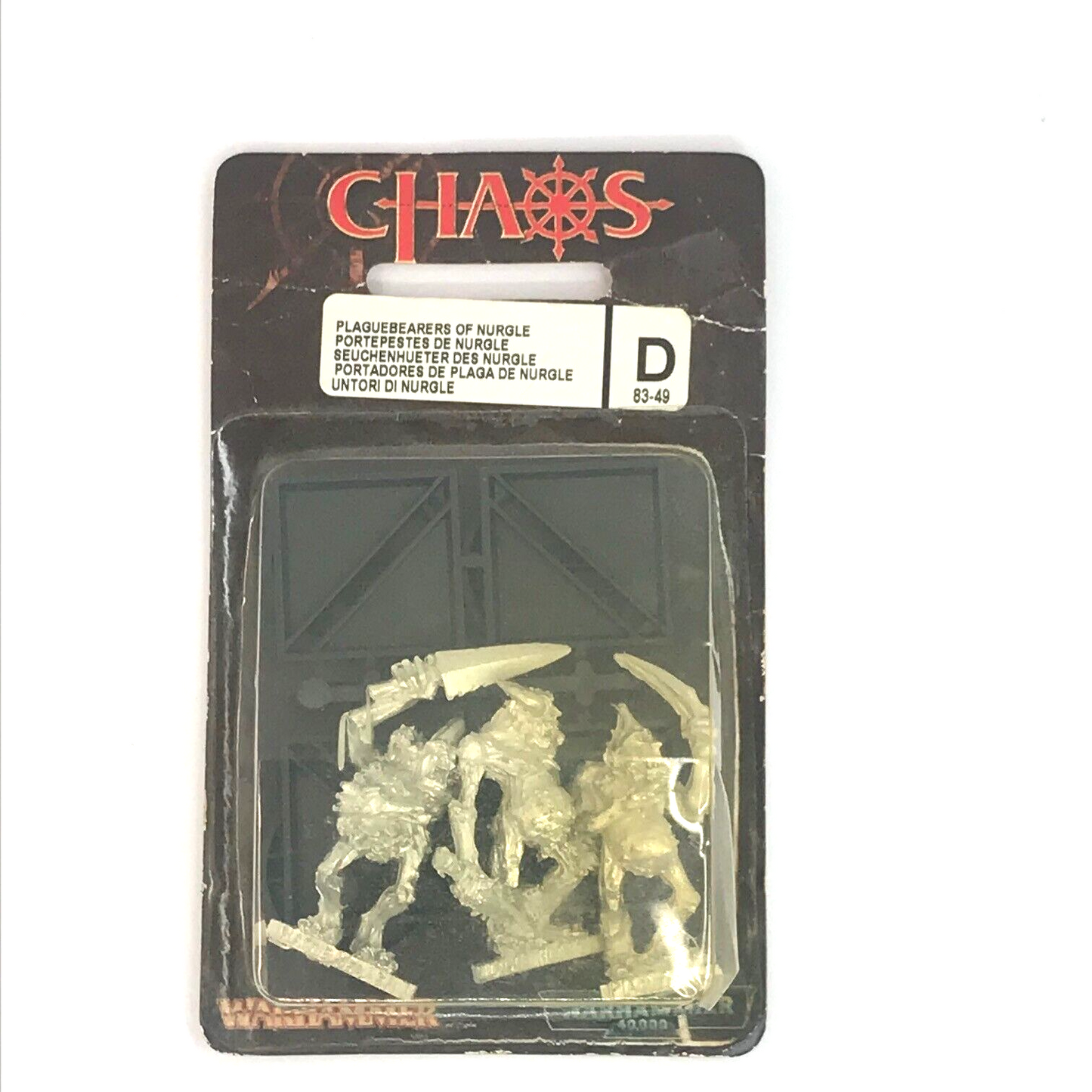 Classic Plaguebearers of Nurgle Chaos Blister - Warhammer Fantasy C2792