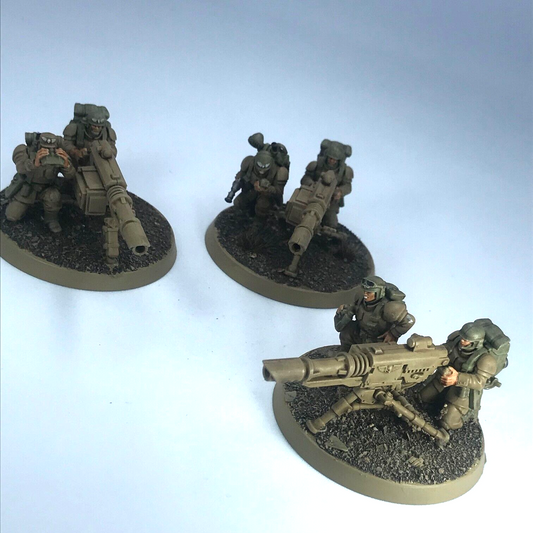 Heavy Weapons Squad Imperial Guard Astra Militarum Warhammer 40K Painted C3957