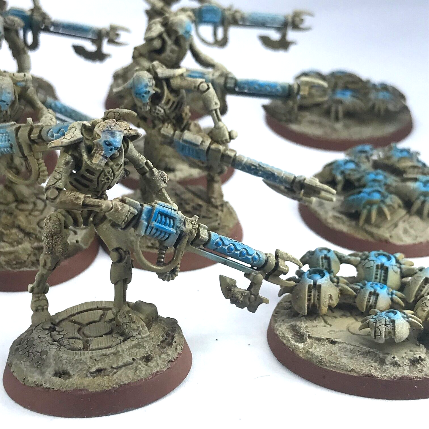 Necron Warrior Squad - Necrons Warriors - Painted - Warhammer 40K C3936