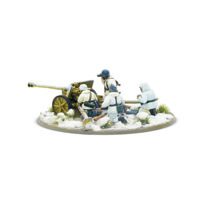 Fallschirmjager (Winter) 75mm PAK 40 Anti-Tank Gun - Warlord Games Bolt Action