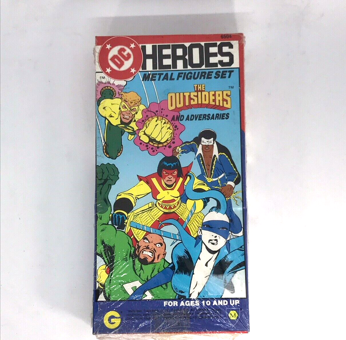 DC Heroes The Outsiders and Adversaries Box Set -  Tear in Shrink Wrap W51