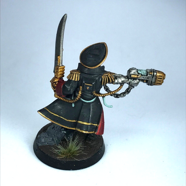 Astra Militarum Commissar Imperial Guard - Painted - Warhammer 40K X11917