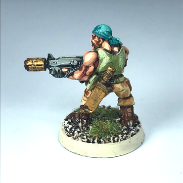 Metal Catachan Melta Gun Imperial Guard - Painted - Warhammer 40K X6966