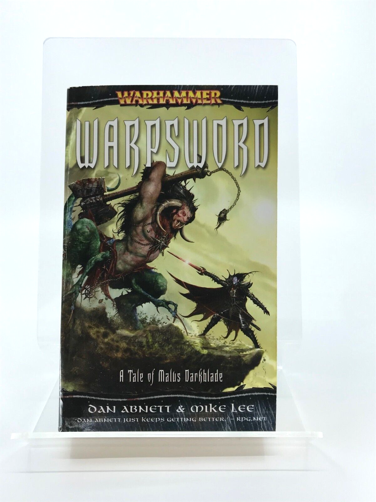 Warpsword Malus Darkblade Book - Dan Abnett & Mike Lee Games Workshop M548