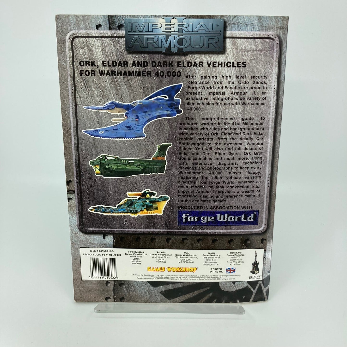 Imperial Armour Book - Damaged Lot - Warhammer 40k Games Workshop M1651